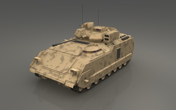 m3a3 bradley apc 3d 3ds - M3A3 Bradley APC by Cr8g